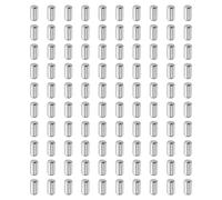 sourcing map 100Pcs 3mm x 6mm Dowel Pins, 304 Stainless Steel Cylindrical Shelves Support Pegs Locating Pin Shelf Fasten Elements for Bookshelf Cabinet Furniture Component (GB119), Silver