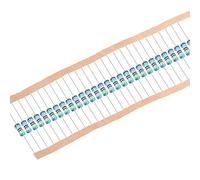 sourcing map 100Pcs 4.7 Ohm Resistor, 1/2W 1% Tolerance Metal Film Resistors, Lead, 5 Bands for DIY Electronic Projects and Experiments