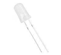 sourcing map 100pcs 5mm Luminous Color Yellow/Green(Colloid Color Transparent) Bright LED Diode Lights Bulb Lamps DC 2V 20mA for Electronics Circuit Components Light Emitting Diodes