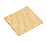 sourcing map 100pcs 7"X7" Kraft Pizza Oil Proof Paper, Single-Layer Corrugated Pizza Pad Paper Place Mat Food Basket Sheets