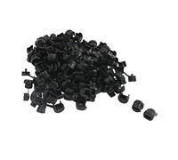 sourcing map 100Pcs 7mm Width Nylon Flat Wire Cord Clip Clamp Strain Bushing