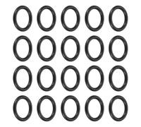 sourcing map 100Pcs A-012 Nitrile Rubber O-Rings, 3/8" ID 1/2" OD 1/16" Width Round Seal Rings Gasket for Lighter Repair Flashlight Lens Faucet Seal Repair Air Machine Plumbing Compressor
