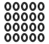 sourcing map 100Pcs A-108 Nitrile Rubber O-Rings, 1/4" ID 7/16" OD 3/32" Width Round Seal Rings Gasket for Lighter Repair Flashlight Lens Faucet Seal Repair Air Machine Plumbing Compressor