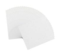 sourcing map 100Pcs A4 Mulberry Paper, Natural Wood Fiber Unprepared Rice Paper Sheets Handmade Decoupage Art Tissue for Calligraphy DIY Drawing Writing Scrapbooking, Gold Dots White 8.3"x11.7"