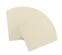 sourcing map 100Pcs A4 Mulberry Paper, Natural Wood Fiber Unprepared Rice Paper Sheets Handmade Decoupage Art Tissue for Calligraphy DIY Drawing Writing Scrapbooking, Beige 8.3"x11.7"