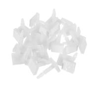 sourcing map 100Pcs Adhesive PCB Spacer, Sticky Nylon Insulated Standoffs for PCB Board Support, Supporting Height 0.56", Fits PCB Hole Dia 3mm to 3.2mm, White