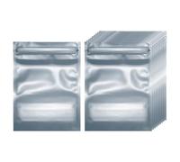 sourcing map 100Pcs Anti Static Bags 4.3 x 6 Inch/11 x 15cm Resealable ESD Shielding Antistatic Bag for GPU Hand Drive SSD Electronic Devices