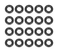 sourcing map 100Pcs AS-008 O-rings, EPDM O-Rings 3/16" ID, 13/32" OD, 1/16" Width Rubber Gasket Sealing Washers for Water Pipe Seals Water Connections Sinks (70 Durometer, Black)