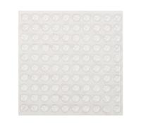 sourcing map 100Pcs Cabinet Door Bumpers Small Self-Adhesive Clear Rubber Cupboard Door Feet Cabinet Pads for Door Furniture Drawer, 10x3mm