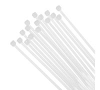 sourcing map 100PCS Cable Zip Ties 4 Inch, Self-Locking Nylon Wire Ties Heavy Duty with 18 LBS Tensile Strength for Indoor and Outdoor, White
