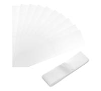 sourcing map 100Pcs Clear Perforated Shrink Band 160x45mm Fits Cap Diameter 98-102mm