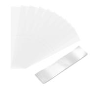 sourcing map 100Pcs Clear Perforated Shrink Band 210x50mm Fits Cap Diameter 132mm