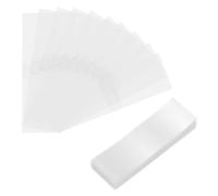 sourcing map 100Pcs Clear Perforated Shrink Band 89x30mm Fits Cap Diameter 52-55mm