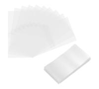 sourcing map 100Pcs Clear Perforated Shrink Band 89x50mm Fits Cap Diameter 52-55mm