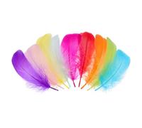 sourcing map 100Pcs Colors Mix Craft Feathers, 3-6 Inch Colored Feathers for Crafting, Fluffy Feather Bulk for DIY Crafts, Dream Catcher Supplies, Wedding Party Decoration