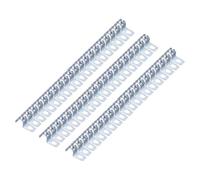 sourcing map 100pcs Conduit Clamp, EMT One-Hole Strap, U Tube Pipe Clamp, 8mm 5/16-Inch Pipe Dia, 6mm 1/4 Inch Hole Dia Rigid Pipe Strap, U Shaped Bracket for Tube Hose Wire Cord Fixing