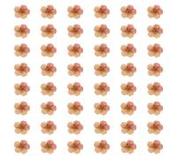 sourcing map 100Pcs Dried Pressed Flowers, 0.24-0.31" Colorful Dried Pressed Narcissus Flowers Bulk for Nail Art Resin Jewelry Candle Card Making Scrapbook Phone Case Decoration, Purple Red