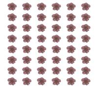 sourcing map 100Pcs Dried Pressed Flowers, 0.24-0.31" Colorful Dried Pressed Narcissus Flowers Bulk for Nail Art Resin Jewelry Candle Card Making Scrapbook Phone Case Decoration, Grape Purple