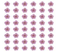 sourcing map 100Pcs Dried Pressed Flowers, 0.24-0.31" Colorful Dried Pressed Narcissus Flowers Bulk for Nail Art Resin Jewelry Candle Card Making Scrapbook Phone Case Decoration, Purple
