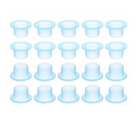 sourcing map 100pcs Faucet Leak Proof Sealing Gasket, Faucet Sealing Gasket, Leak-Proof Silicone Plug, Rubber Pipe Sealing Rings Blue