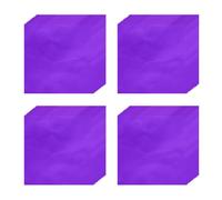 sourcing map 100pcs Foil Candy Wrappers, 4 x 4 Inch Chocolate Bar Wrappers, Aluminum Foil Paper for Caramel Candy Packaging Decoration (Purple, Glossy Finish)