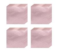 sourcing map 100pcs Foil Candy Wrappers, 6 x 6 Inch Chocolate Bar Wrappers, Aluminum Foil Paper for Caramel Candy Packaging Decoration (Light Pink, Orange Peel)