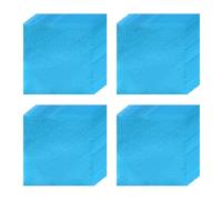 sourcing map 100pcs Foil Candy Wrappers, 6 x 6 Inch Chocolate Bar Wrappers, Aluminum Foil Paper for Caramel Candy Packaging Decoration (Azure, Orange Peel)