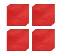sourcing map 100pcs Foil Candy Wrappers, 8 x 8 Inch Chocolate Bar Wrappers, Aluminum Foil Paper for Caramel Candy Packaging Decoration (Red, Glossy Finish)
