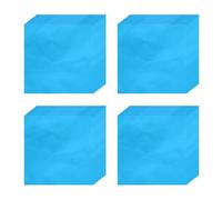 sourcing map 100pcs Foil Candy Wrappers, 8 x 8 Inch Chocolate Bar Wrappers, Aluminum Foil Paper for Caramel Candy Packaging Decoration (Azure, Glossy Finish)