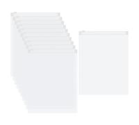 sourcing map 100pcs Frosted Zipper Plastic Bags for Clothing, 27x35cm Reclosable Zip Poly Shipping Bags for Clothes, Bags, Art Prints, Brochure, Document Packaging, 4.72 Mil