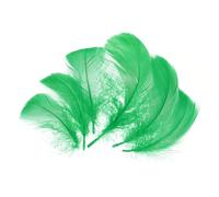 sourcing map 100Pcs Grass Green Craft Feathers, 3-6 Inch Colored Feathers for Crafting, Fluffy Feather Bulk for DIY Crafts, Dream Catcher Supplies, Wedding Party Decoration
