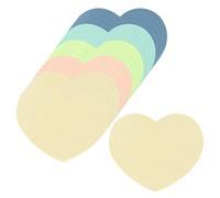 sourcing map 100Pcs Heart Cutouts Paper 2.5x3 Inch Heart-Shape Cards for Valentines Day DIY Craft Art Project Home Decorations Bulletin Board Multicolor