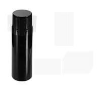 sourcing map 100Pcs Heat Shrink Wrap Bands, 130x70mm(5.1x2.8 Inch) PVC Clear Perforated Shrink Bands, Seal Container for Bottles, Jars, Lip Gloss Tubes, Cans and Tins Fit Cap Diameter 5.2"