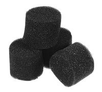 sourcing map 100pcs Hydroponic Sponges, 1.26" Growing Media Cylindrical Sponges for Home Vegetable Flower Planting, Black