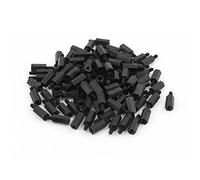 sourcing map 100pcs M3 12mm+6mm Nylon Spacer Hex Stand-Off Pillar for Motherboard