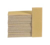 sourcing map 100pcs Micro Sander Paper 150 Grit 3.5x1.2 Inch Mini Sanding Sheets Strips Hook Loop Sandpapers for Wood Metal Small Projects Tight Spaces Polish Work