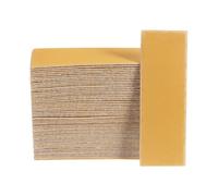 sourcing map 100pcs Micro Sander Paper 600 Grit 3.5x1.2 Inch Mini Sanding Sheets Strips Hook Loop Sandpapers for Wood Metal Small Projects Tight Spaces Polish Work