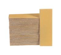 sourcing map 100pcs Micro Sander Paper 800 Grit 3.5x1.2 Inch Mini Sanding Sheets Strips Hook Loop Sandpapers for Wood Metal Small Projects Tight Spaces Polish Work