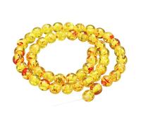 sourcing map 100pcs Natural Stone Beads 6mm Red Stone Round Gemstone Stone Loose Beading Real Genuine Smooth Balls Bead for Jewelry Making Bracelets Necklace Earrings DIY