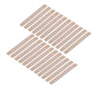 sourcing map 100Pcs Non-Slip Hanger Grips Silicone Adhesive Clothes Hanger Strips for Wood Plastic Hangers, Milky (3.54" x 0.39")