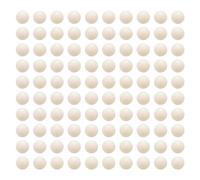 sourcing map 100pcs Nylon Bearing Balls 1/4" 6.35mm Solid Plastic Balls, Precision Mini Nylon Balls