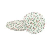 sourcing map 100pcs Paper Doilies 10 Inch Round Lace Paper Doilies Placemats Bulk for Cakes Dessert Crafts Party Wedding Birthday Table Decor, Colorful