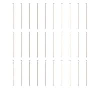 sourcing map 100pcs Plated Flat Head Pins 1.57" 40mm Needles Bulk for Earring Pendant Necklace Bracelet Charm Jewelry Making Findings DIY Craft, Rose Gold