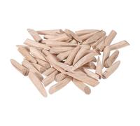 sourcing map 100Pcs Pocket Hole Plug, 9.5mm Pocket Hole Jig Solid Wood Plugs, Wood Color