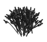 sourcing map 100pcs Push Mount Cable Zip Tie 3.9" x 0.22" Nylon Self Locking Cable Strap Thread Style Heavy Duty Snap in Cable Zip Ties for Household Electronic Auto Industry