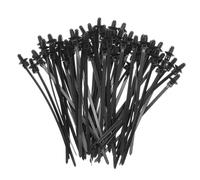 sourcing map 100pcs Push Mount Cable Zip Tie 6.7" x 0.18" Nylon Self Locking Cable Strap Thread Style Heavy Duty Snap in Cable Zip Ties for Household Electronic Auto Industry