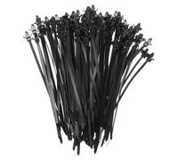 sourcing map 100pcs Push Mount Cable Zip Tie 7.9" x 0.19" Nylon Self Locking Cable Strap Arrow Style Heavy Duty Snap in Cable Zip Ties for Household Electronic Auto Industry