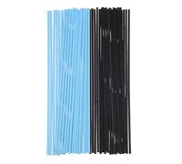 sourcing map 100Pcs Reed Diffuser Sticks Set, Fiber Fragrance Flower Reed Diffuser Replacement Refill Sticks Flower Decor for Home, Hotel, Office (Blue Black)