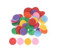 sourcing map 100pcs Round Felt Circles, 10mm 3/8" Pre Cut Craft Pads Non-Woven Mini Felt Fabric Circle for DIY Sewing Handcraft Cutting Projects Crafting Finishing, Mixed Color
