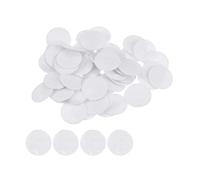sourcing map 100pcs Round Felt Circles, 15mm 5/8" Pre Cut Craft Pads Non-Woven Mini Felt Fabric Circles for DIY Sewing Handcraft Cutting Projects Crafting Finishing, White